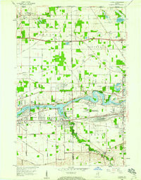 OSCEOLA, IN HISTORICAL MAP GEOPDF 7.5X7.