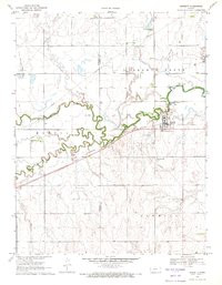 BURDETT, KS HISTORICAL MAP GEOPDF 7.5X7.