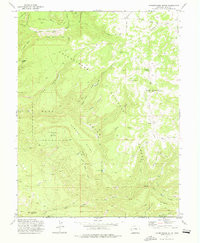 UNCOMPAHGRE BUTTE, CO HISTORICAL MAP GEO