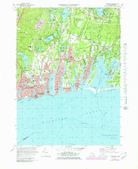 FALMOUTH, MA HISTORICAL MAP GEOPDF 7.5X7