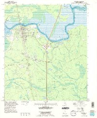 WOODBINE, GA HISTORICAL MAP GEOPDF 7.5X7