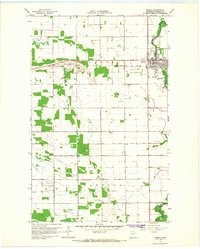 ROSEAU, MN HISTORICAL MAP GEOPDF 7.5X7.5