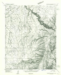PINE HOLLOW CANYON, UT-AZ HISTORICAL MAP