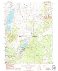 JUNE LAKE, CA HISTORICAL MAP GEOPDF 7.5X