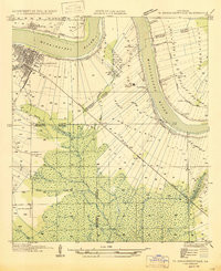 DONALDSONVILLE, LA HISTORICAL MAP GEOPDF