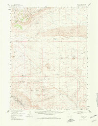 SUPERIOR, WY HISTORICAL MAP GEOPDF 15X15