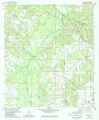 HOWELL, MS-AL HISTORICAL MAP GEOPDF 7.5X