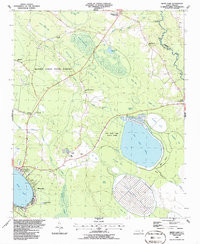 WHITE LAKE, NC HISTORICAL MAP GEOPDF 7.5