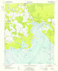 SCRANTON, NC HISTORICAL MAP GEOPDF 7.5X7