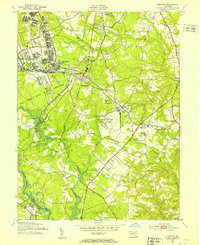 ODENTON, MD HISTORICAL MAP GEOPDF 7.5X7.