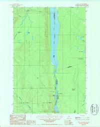 BEAU LAKE, ME HISTORICAL MAP GEOPDF 7.5X