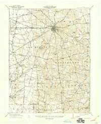 HILLSBORO, OH HISTORICAL MAP GEOPDF 15X1