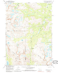 SWEETWATER GAP, WY HISTORICAL MAP GEOPDF