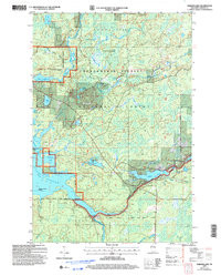 BARKER LAKE, WI HISTORICAL MAP GEOPDF 7.