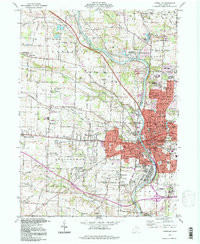 MASSILLON, OH HISTORICAL MAP GEOPDF 7.5X