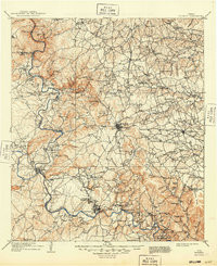 BURNET, TX HISTORICAL MAP GEOPDF 30X30 G