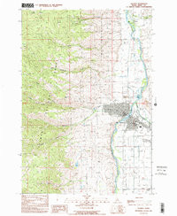 SALMON, ID HISTORICAL MAP GEOPDF 7.5X7.5