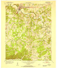 CADIZ, KY HISTORICAL MAP GEOPDF 7.5X7.5