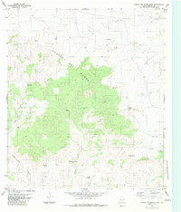 CUESTA DEL BURRO EAST, TX HISTORICAL MAP