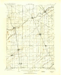 ELMORE, OH HISTORICAL MAP GEOPDF 15X15 G