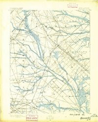 HAMMONTON, NJ HISTORICAL MAP GEOPDF 15X1