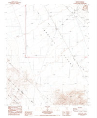 ASHTON, NV-CA HISTORICAL MAP GEOPDF 7.5X