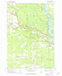 SANFORD, MI HISTORICAL MAP GEOPDF 7.5X7.