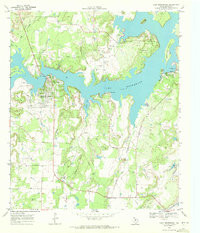 LAKE BROWNWOOD, TX HISTORICAL MAP GEOPDF