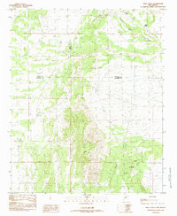 MESA SARCA, NM HISTORICAL MAP GEOPDF 7.5