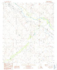 GERONIMO, AZ HISTORICAL MAP GEOPDF 7.5X7