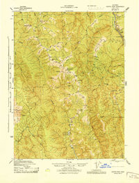 COYOTE PEAK, CA HISTORICAL MAP GEOPDF 15