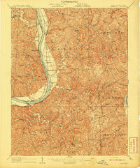 GLEENWOOD, WV-OH HISTORICAL MAP GEOPDF 1