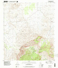 THE BASIN, TX HISTORICAL MAP GEOPDF 7.5X