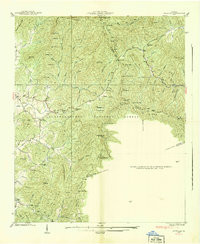 JACKS GAP, GA HISTORICAL MAP GEOPDF 7.5X