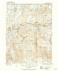 GILBERT PEAK, UT-WY HISTORICAL MAP GEOPD