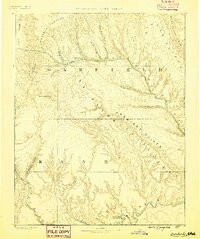 ESCALANTE W, UT-AZ HISTORICAL MAP GEOPDF