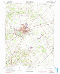 WILMINGTON, OH HISTORICAL MAP GEOPDF 7.5