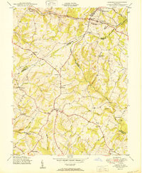 DAMASCUS, MD HISTORICAL MAP GEOPDF 7.5X7