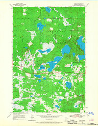 SAWYER, MN HISTORICAL MAP GEOPDF 7.5X7.5