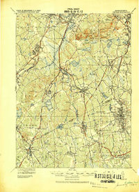 DEDHAM, MA HISTORICAL MAP GEOPDF 15X15 G