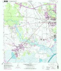 ORANGEFIELD, TX-LA HISTORICAL MAP GEOPDF