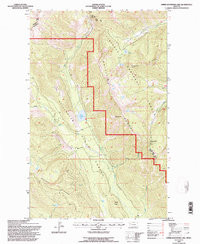 UPPER WHITEFISH LAKE, MT HISTORICAL MAP