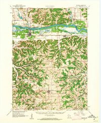 MUSCODA, WI HISTORICAL MAP GEOPDF 15X15