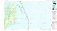 MANTEO, NC HISTORICAL MAP GEOPDF 30X60 G