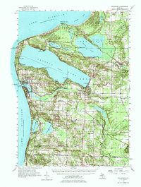 FRANKFORT, MI HISTORICAL MAP GEOPDF 15X1