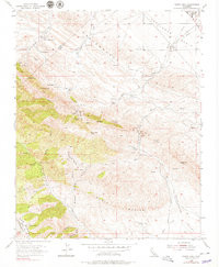 GARZA PEAK, CA HISTORICAL MAP GEOPDF 7.5