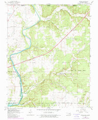 PEORIA, OK-KS HISTORICAL MAP GEOPDF 7.5X