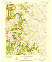 TYRONE, KY HISTORICAL MAP GEOPDF 7.5X7.5