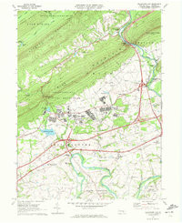 INDIANTOWN GAP, PA HISTORICAL MAP GEOPDF