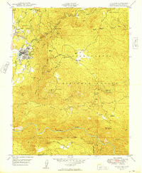 TUOLUMNE, CA HISTORICAL MAP GEOPDF 7.5X7